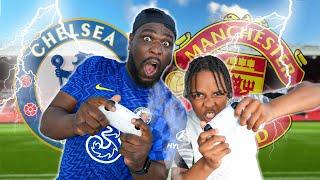 Dad vs Son Manchester United vs Chelsea PREMIER LEAGUE Prediction FIFA 22 GAMEPLAY MTG GAMING!