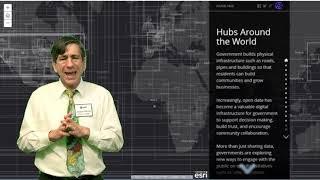 Finding spatial data via ArcGIS Hubs around the world story map