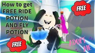 How to get FREE RIDE A PET POTION in Adopt Me! Roblox Gamepass ( i will show you guys how to get)