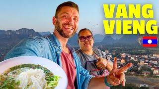 LAOS STREET FOOD  Mama’s Legendary Noodles & Extreme Lagoon Adventures!