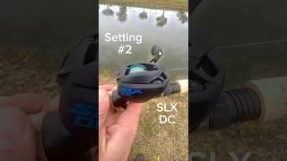 Shimano SLX DC setting 2! NO Thumb.