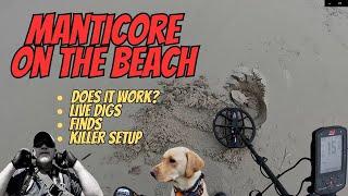 Does The Minelab Manticore Really Work on The Beach? The Proof and Setup Included!