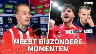 De 10 MEEST BIJZONDERE MOMENTEN in de Eredivisie van afgelopen maand 