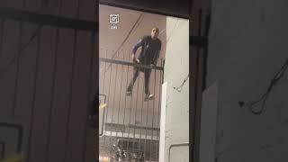 Fence climbing gone wrong                      : Collab