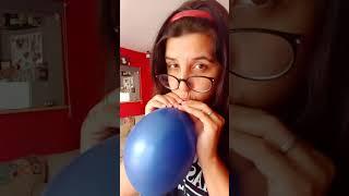 Watch me blow up this blue beauty!  The anticipation is real... how big do you think it'll get? 