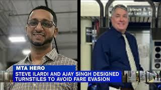 MTA Heroes: 2 workers create turnstiles that limit fare evasion