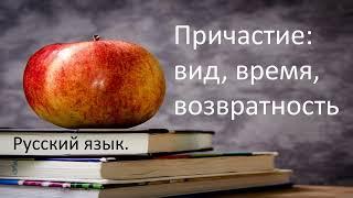 #русскийязык #егэ Причастие: вид, время, возвратность. Видеоурок