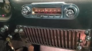 Converted radio installed in my Packard