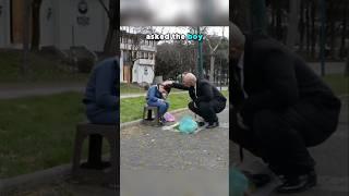 This Rich man helped young boy crying by the roadside ️