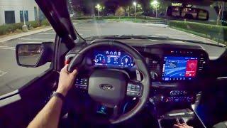 2024 Ford F-150 Raptor - POV Night Drive (Binaural Audio)