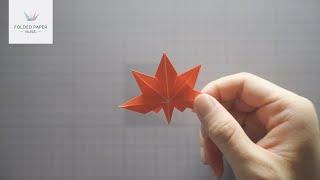 [The Ultimate Origami Guide] Red Leaf