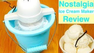 Nostalgia 4-Quart Electric Ice Cream Maker Review