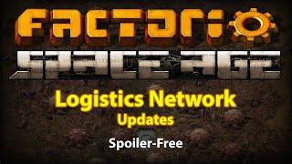 Factorio Space Age: Logistics Network Updates (Spoiler free!)