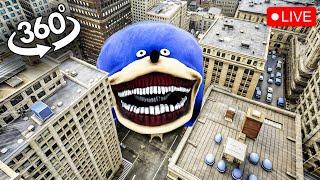 Shin Sonic in Real Life: The Giant Attacks the City! - 360º/VR video