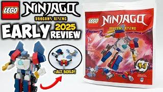 Mini Ninja Combo Mech Polybag EARLY 2025 Review! Ninjago Dragons Rising Set 30699