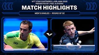 Hugo Calderano vs Flavien Coton | MS R32 | WTT Star Contender Ljubljana 2025