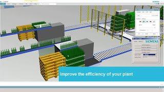 Plant Simulation model of a Glass Manufacturer