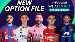 PES 2021 NEW OPTION FILE 2023-2024 | SP FOOTBALL LIFE OPTION FILE