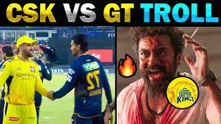 CSK WON  Finishing Performance  CSK VS GT Highlights Troll IPL 2025  Today Trending