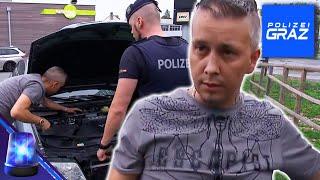 "Wir brauchen nicht diskutieren!" - Strafe für getunten Audi | Polizei Graz - Radau in Karlau | ATV