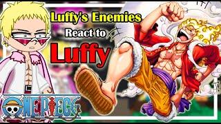  Luffy's Enemies React To Luffy | Full Part | Gacha Club | One piece react 