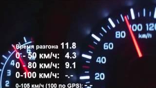 Kia Rio III 1.4 AT, разгон 0-100 км/ч за 13.4 по спидометру