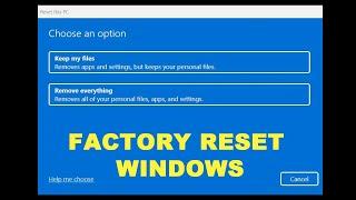 How to Wipe and Reset Your PC – Reinstall Windows 11/10 and Give your PC a Fresh start