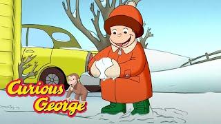 Snowy Day ️  1 Hour of Curious George Adventures  Cartoons for Children