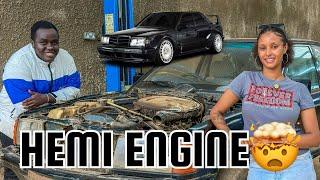 FIRST HEMI SWAPPED MERCEDES BENZ IN KENYA !!!!!!!!!