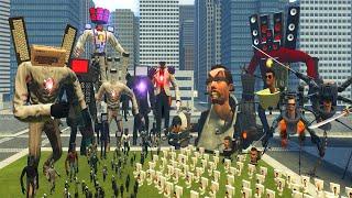 NEW KEYBOARD MAN MECHA BOSS VS ALL SKIBIDI TOILET BOSSES VS ALL MECHA BOSSES In Garry's Mod