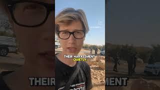 peace activist Andrey X share video of israeli settlers attack in #westbank (2024) #crimedocumentary