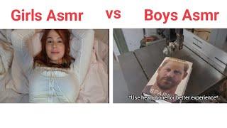 Girls Asmr Vs Boys Asmr (tingle edition) #V4