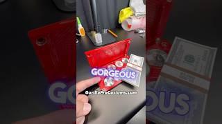 Red 5K Cash & 24 oz Silver Capacity Brick by Gorilla Pro Customs – Ultimate Stash Solution!