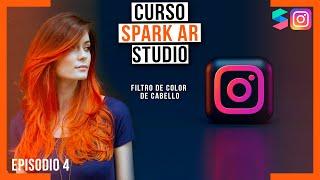 CHANGE the COLOR of your HAIR | ‍ Hair Segmentation | SPARK AR STUDIO COURSE