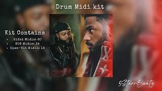 [100+] R&B Drum Midi Kit Vol.2 (Bryson Tiller, Partynextdoor, Drake, Lil Tjay, 4Batz)