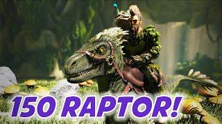 Perfect Early Game Raptor | Soloing The Ark | #ArkSurvivalEvolved #SoloingTheArk | Ep45