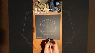 How to draw a Heptagon. Fast