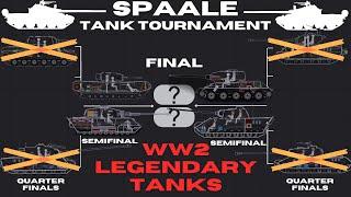 LEGENDARY WW2 TANKS TOURNAMENT SEMIFINALS & FINAL - People Playground