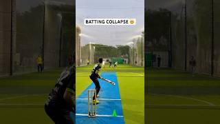 Cricket Batting Team Collapse Moments  Bowler Spin And Swing Balls Wickets  #cricket #shorts