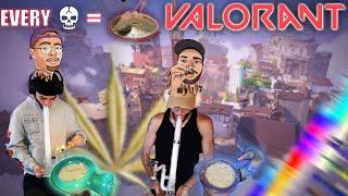 VALORANT but everytime we die we add KIEF to our BOWL | 25 Rounds!