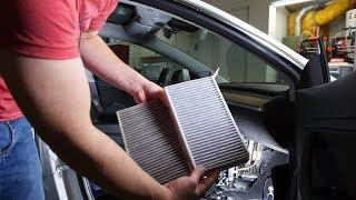 Model 3/Y Cabin Air Filter Replacement and Evaporator Cleaning