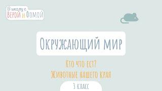 Кто что ест? Животные нашего края. Окружающий мир (аудио). В школу с Верой и Фомой