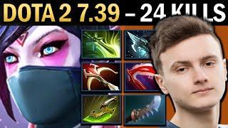 Templar Assassin Gameplay Miracle with 24 Kills and Butterfly - TI14