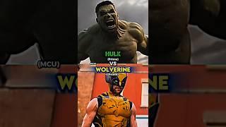 Hulk vs Wolverine