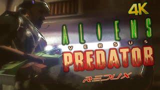 Aliens vs Predator Redux - Game Movie (Сhronological Сut, 4K 60fps)