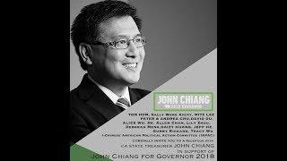 The Reception with CA State Treasurer John Chiang - In support of John Chiang for CA Governor 2018