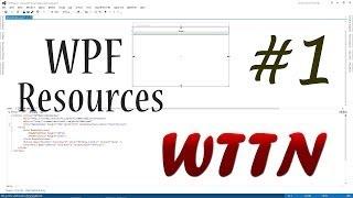 Tutorial WPF Application Resources (C#) | Creating And Using A Static Resource