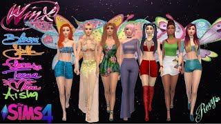 Making The Winx Club in The Sims 4 - Create A Sim | CC Linked Below