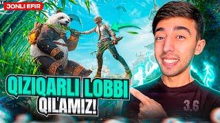 QIZIQARLI LOBBI QILAMIZ - 3.6 YANGILANISH  PUBG MOBILE!!!