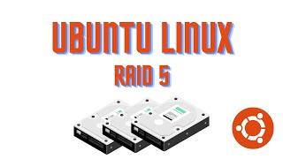 Ubuntu Linux - Setting up a Raid5 Array